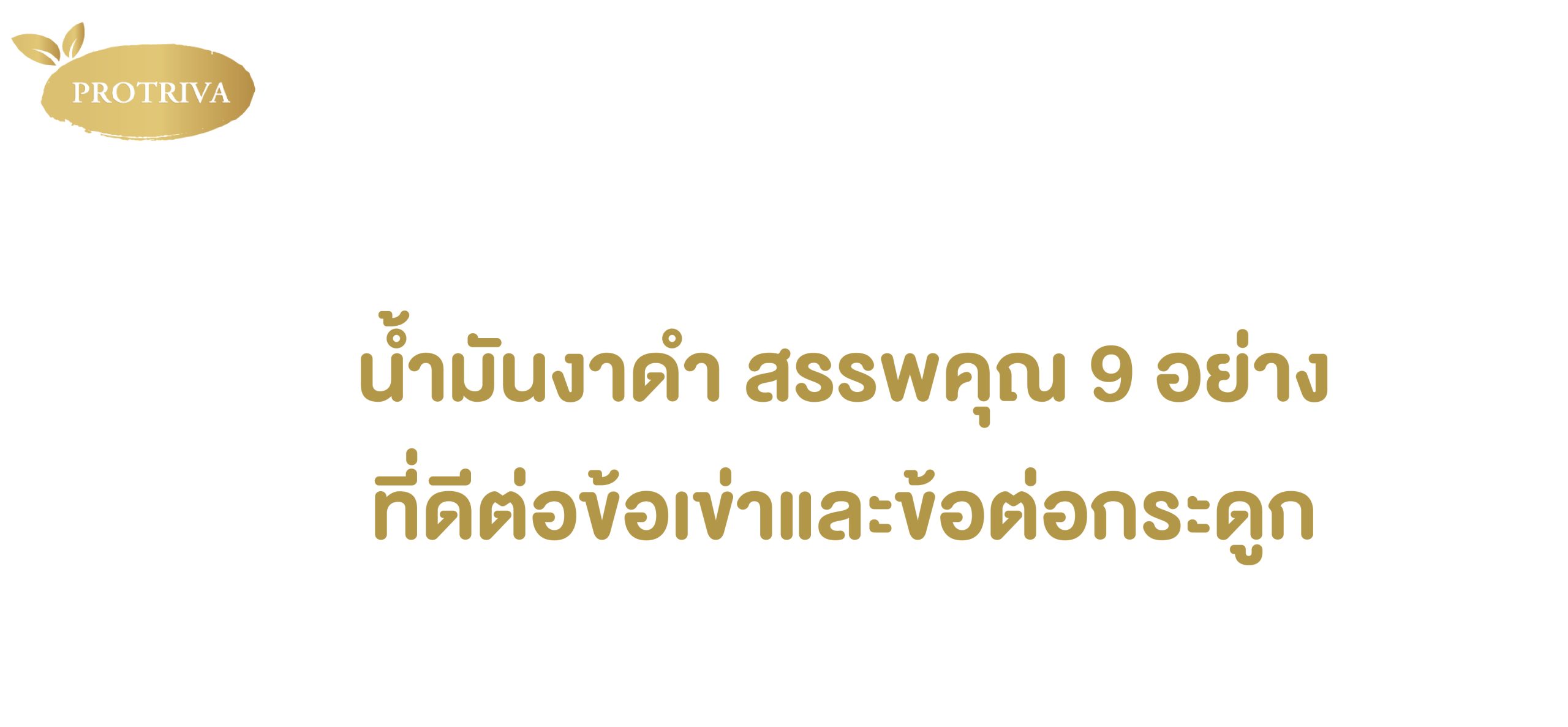 น้ำมันงาดํา สรรพคุณ 9 อย่างที่ดีต่อข้อเข่าและข้อต่อกระดูก