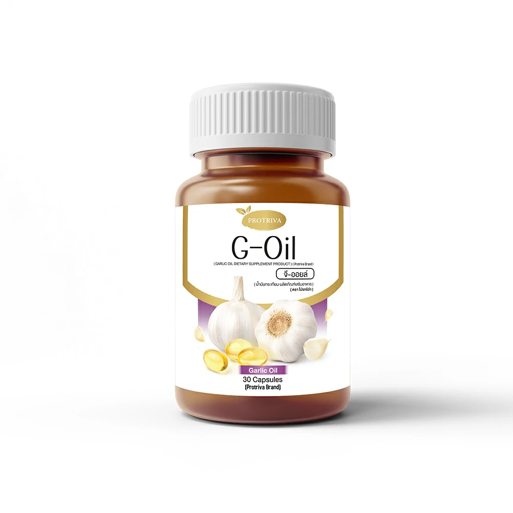 ผลิตภัณฑ์ G- Oil น้ำมันกระเทียมสกัดเย็น