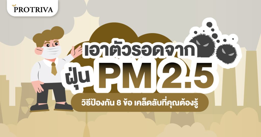 ฝุ่น pm 2.5 วิธีป้องกัน