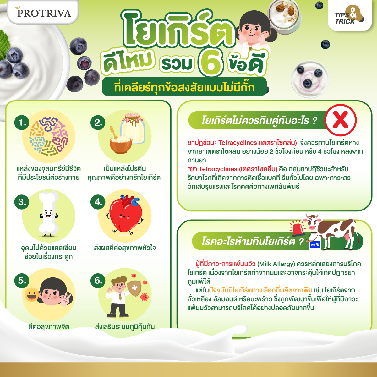สรุป โยเกิร์ต ดีไหม รวม 6 ข้อดี ที่เคลียร์ทุกข้อสงสัยแบบไม่มีกั๊ก