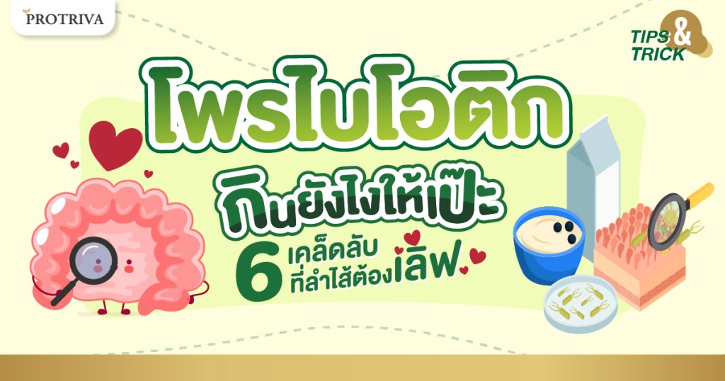 โพรไบโอติก กินยังไง ให้เป๊ะ 6 เคล็ดลับ ที่ลำไส้ต้องเลิฟ
