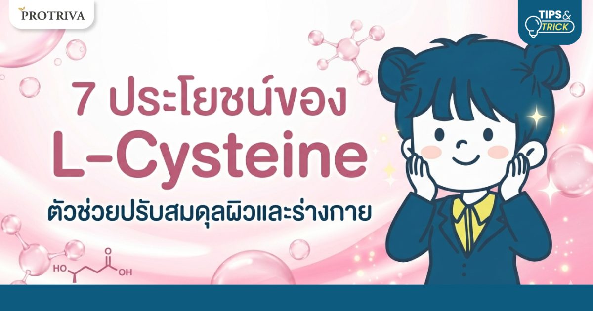 7-ประโยชน์ของ-L-Cysteine-ตัวช่วยปรับสมดุลผิวและร่างกาย.jpg 7 ประโยชน์ของ L-Cysteine ตัวช่วยปรับสมดุลผิวและร่างกาย