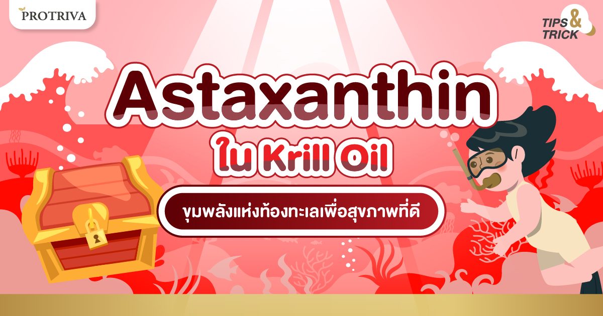 Astaxanthin ใน Krill Oil ขุมพลังแห่งท้องทะเลเพื่อสุขภาพที่ดี